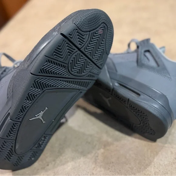 Jordan Men’s All-Grey High-Top Sneakers - Picture 3 of 4